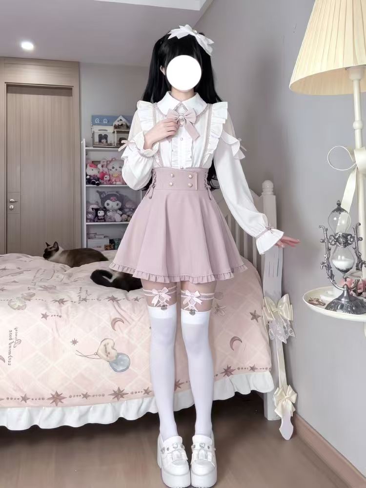 Japanese Sweet Lolita 2 Piece  - огляд і ціна Elastic Lace Trim