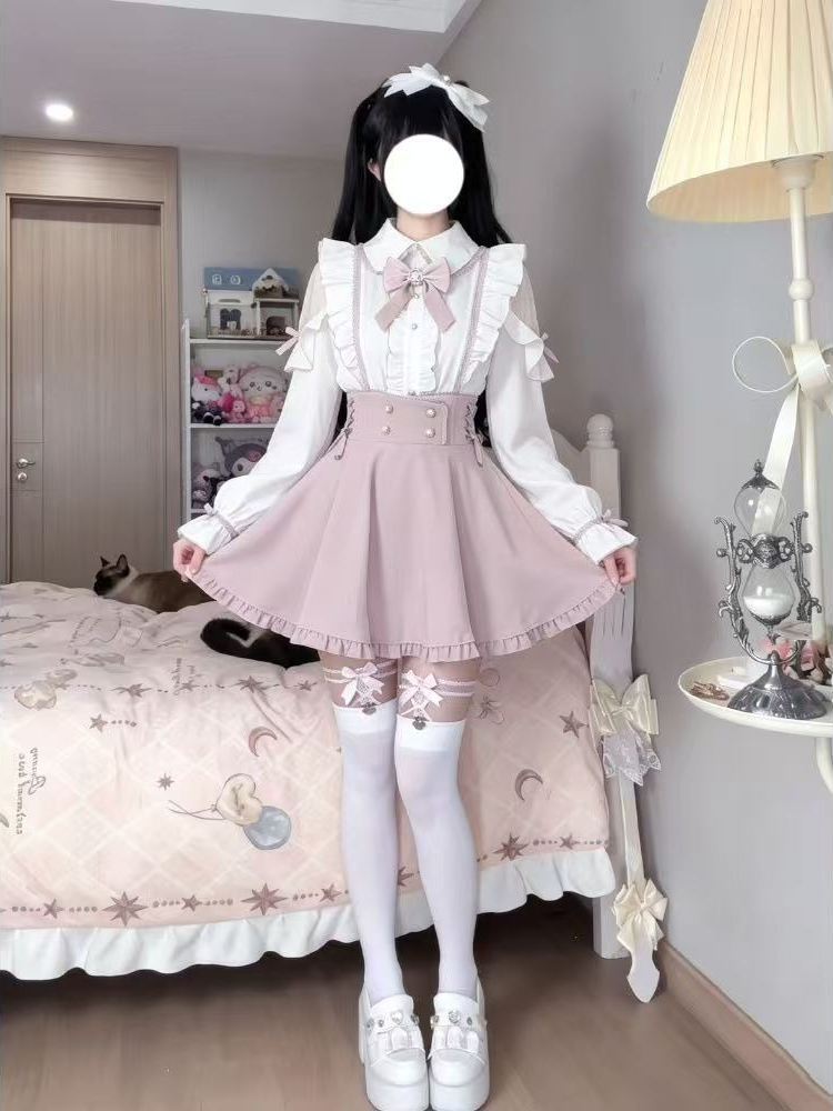 Japanese Sweet Lolita 2 Piece  - огляд і ціна Elastic Lace Trim