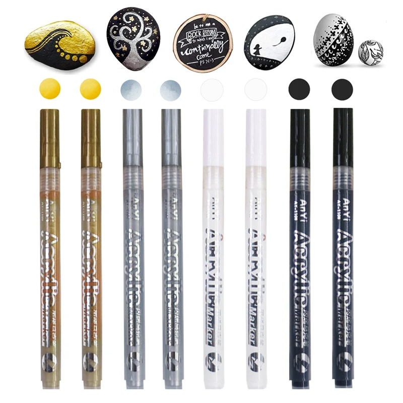 3Pcs/set White Acrylic Paint P - огляд і ціна Copic Marker Classic