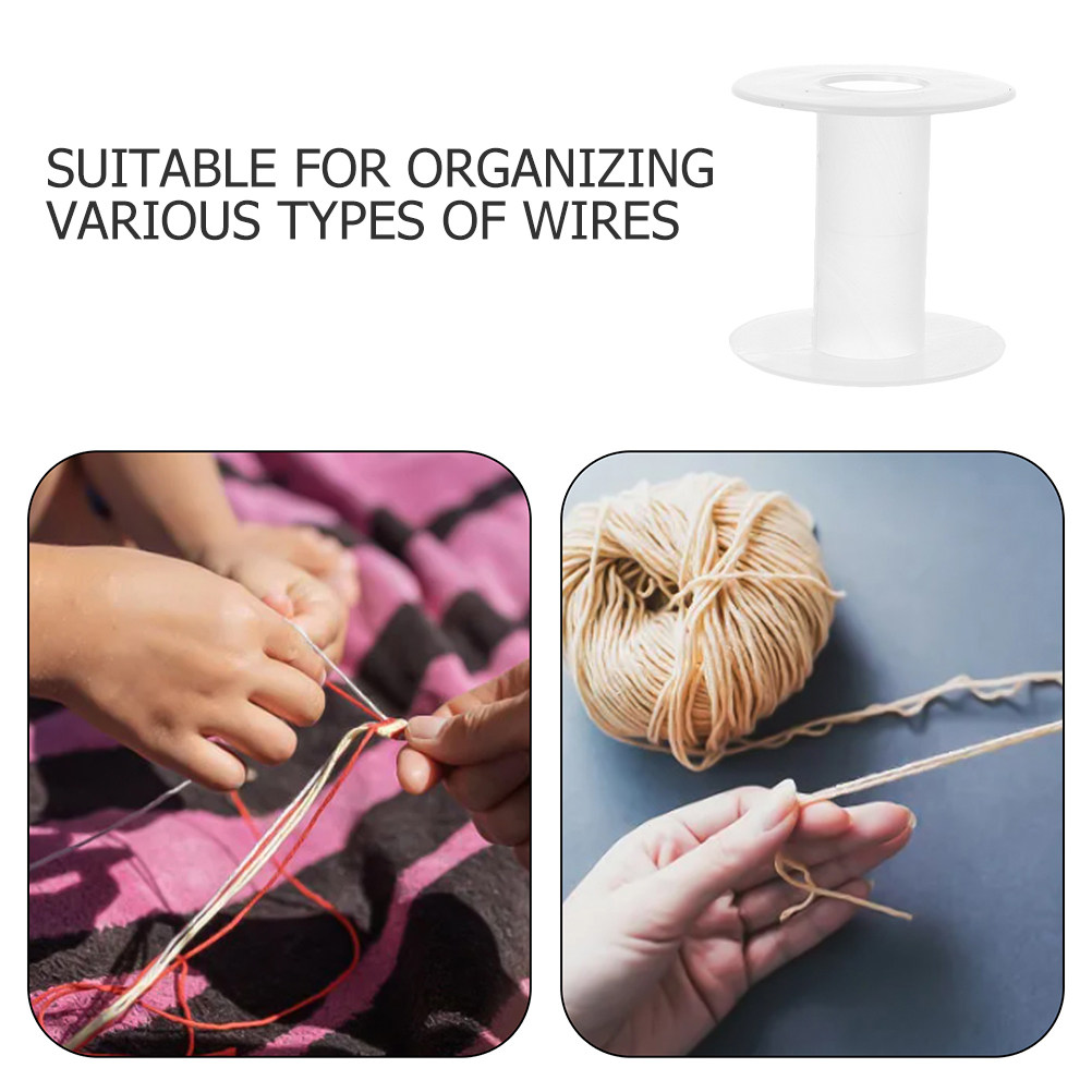 5Pcs Plastic Wire Spools Trans - огляд і ціна Embroidery Craft