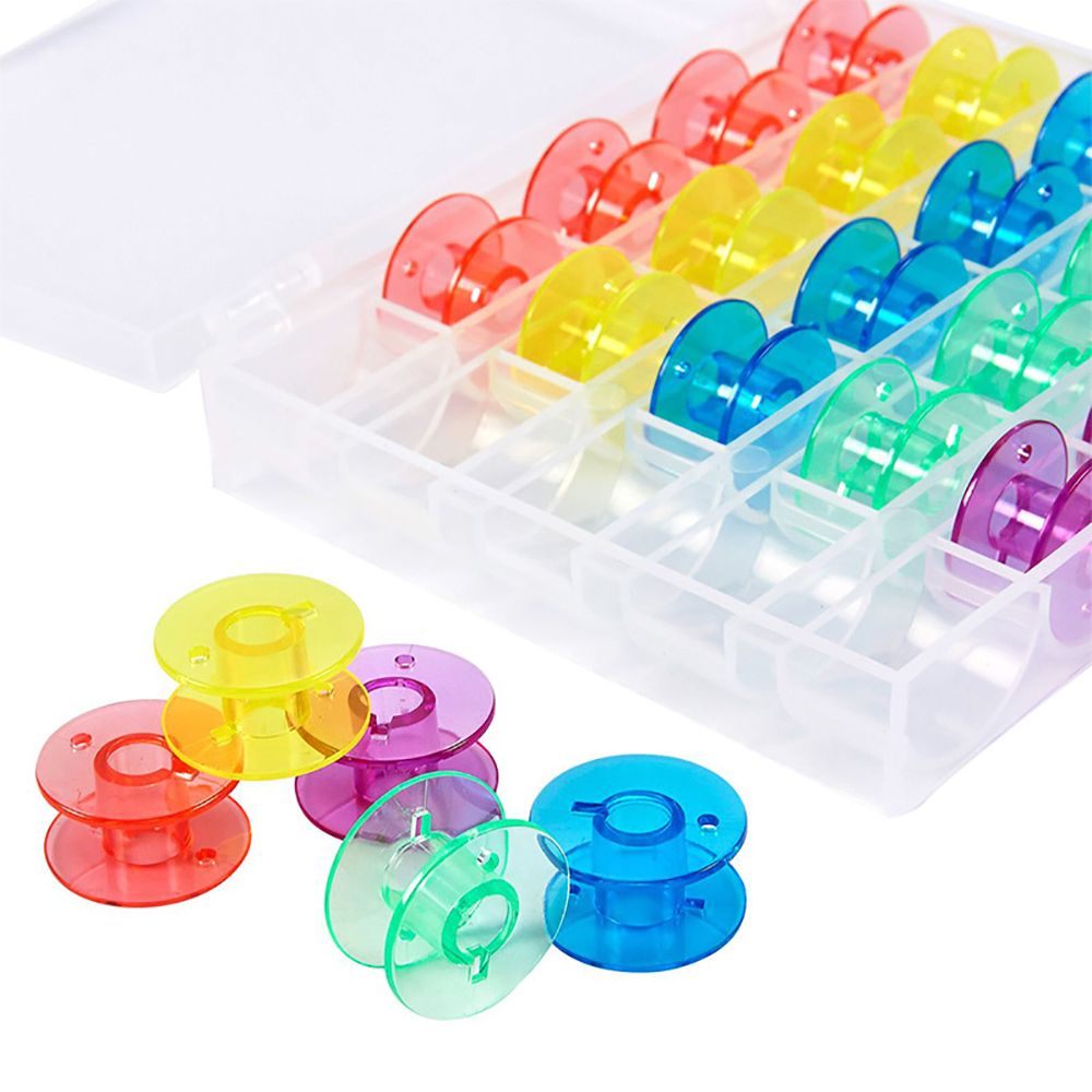 25Pcs/Set Plastic Threads Bobb - огляд і ціна Craft Embellishment Storage