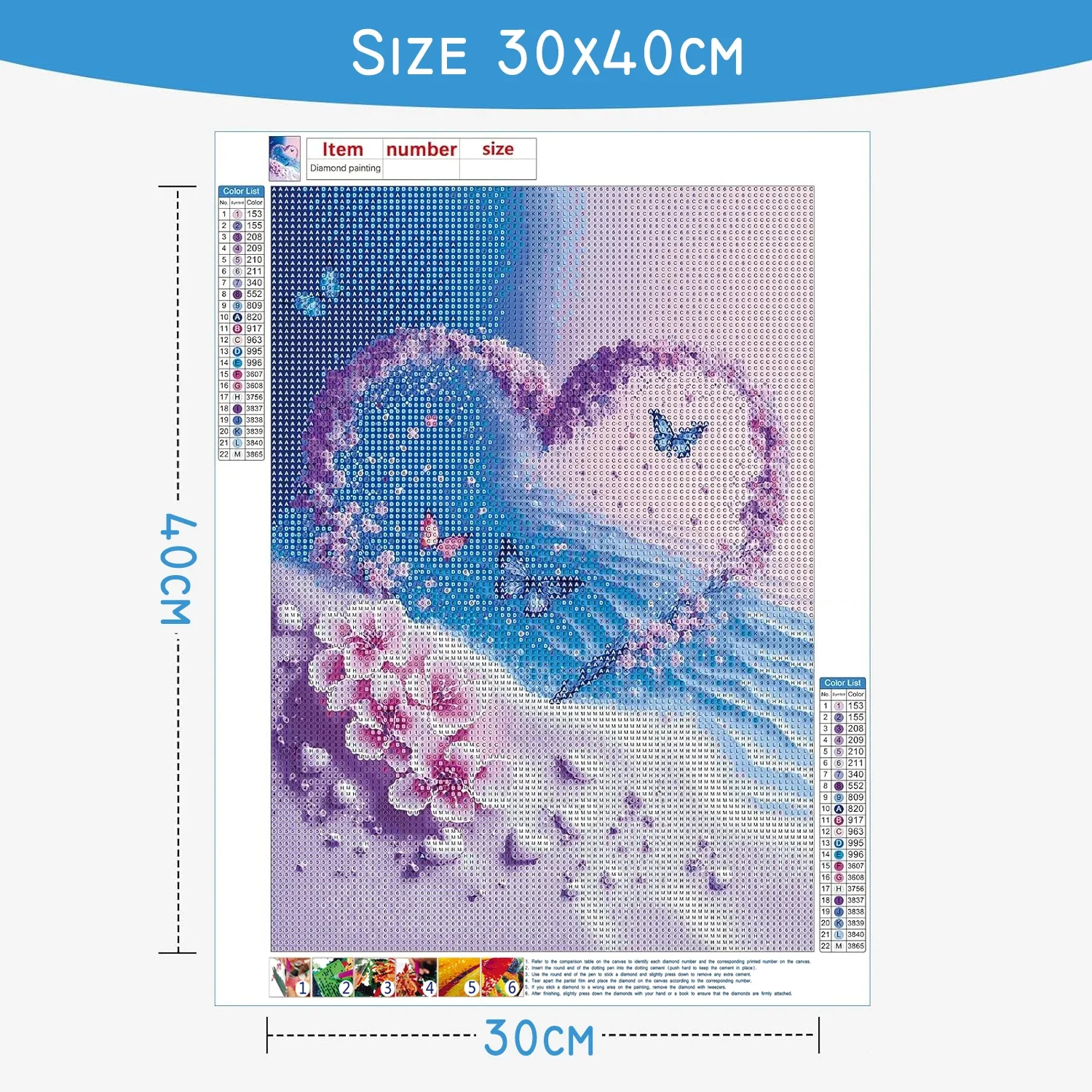 1pc frameless Diamond Painting - огляд і ціна Embroidery Embellishments