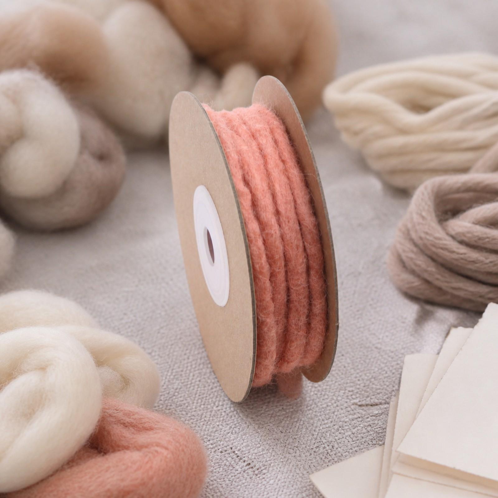 Pure Wool Felt Ribbon Round Co - огляд і ціна Cord Trim Twisted