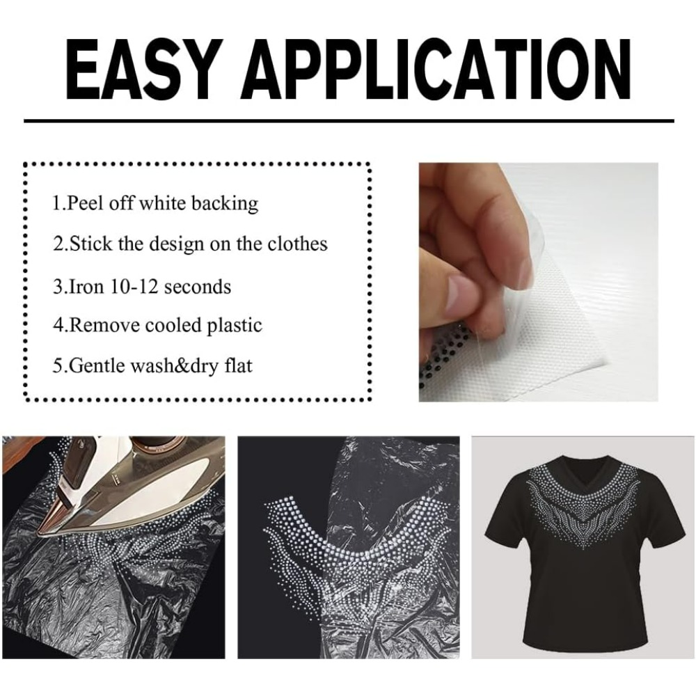 Gym Suit Pattern Iron on Rhine - огляд і ціна Hotfix Rhinestone Sheet