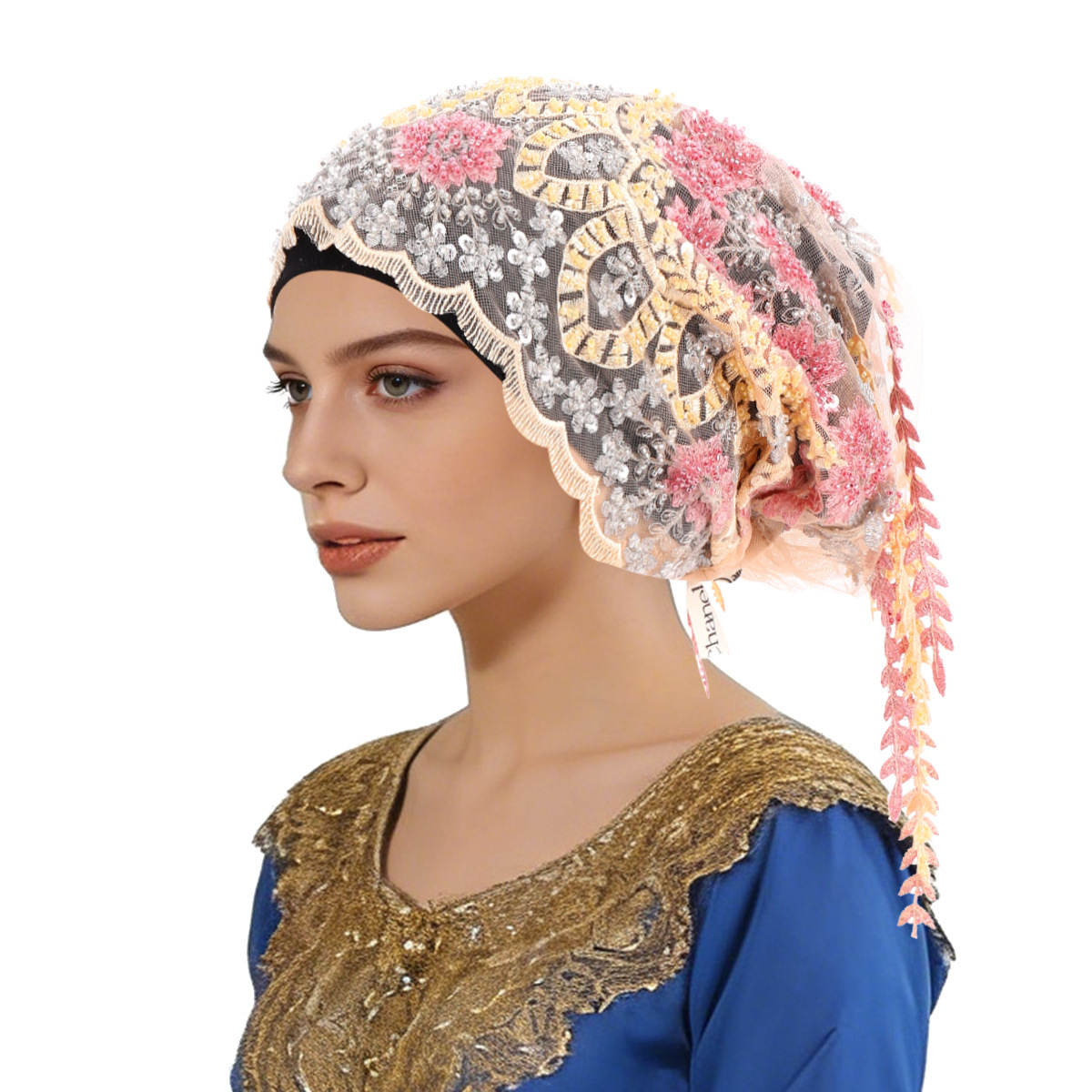 New Ethnic Tassel Headscarf Be - огляд і ціна Tassel Fringe Trim