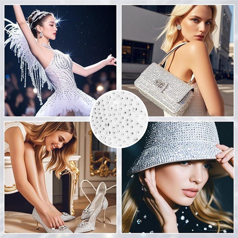 NEW HOT In Stock-12 Sheet Glit - огляд і ціна Hotfix Rhinestone Sheet